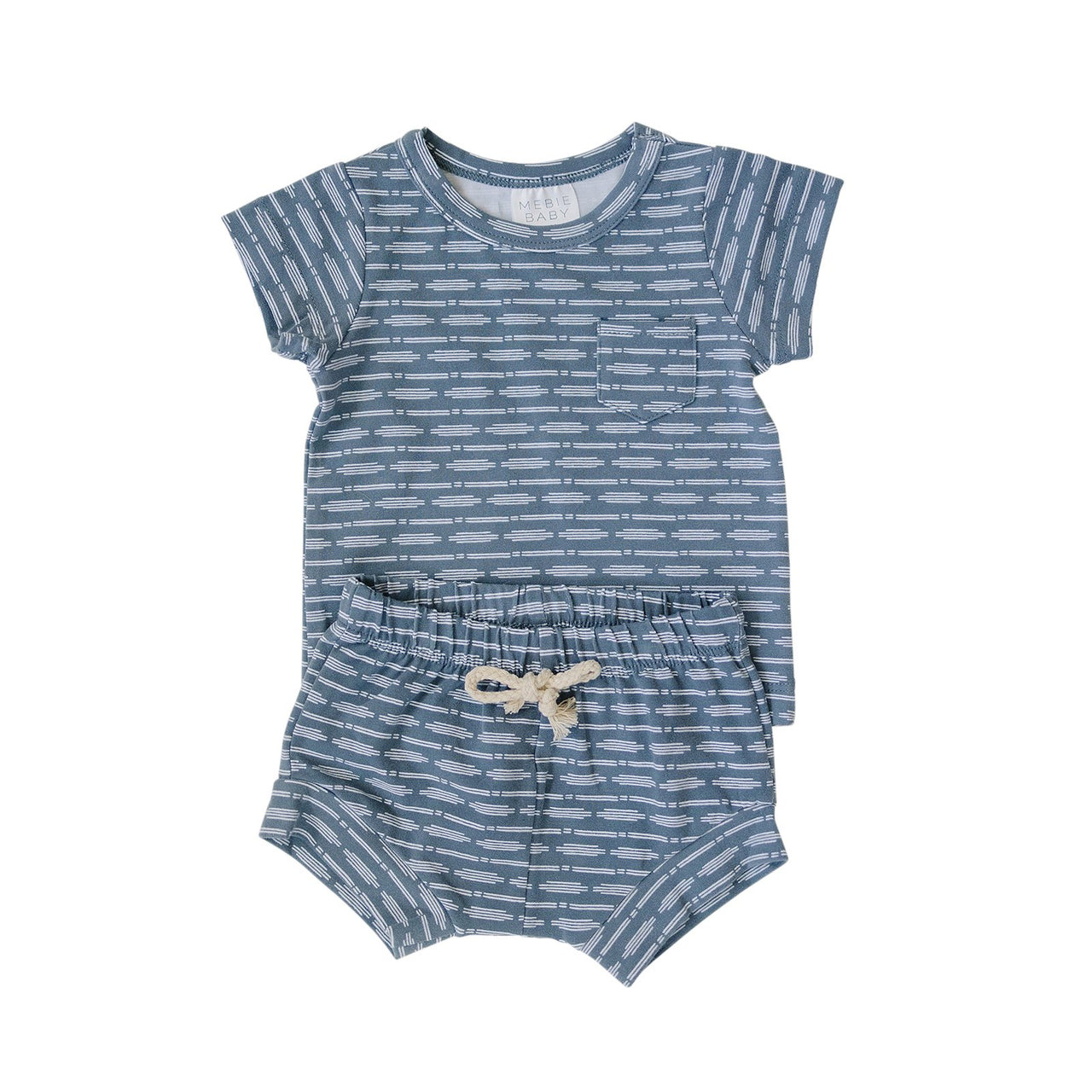 blue horizon short set