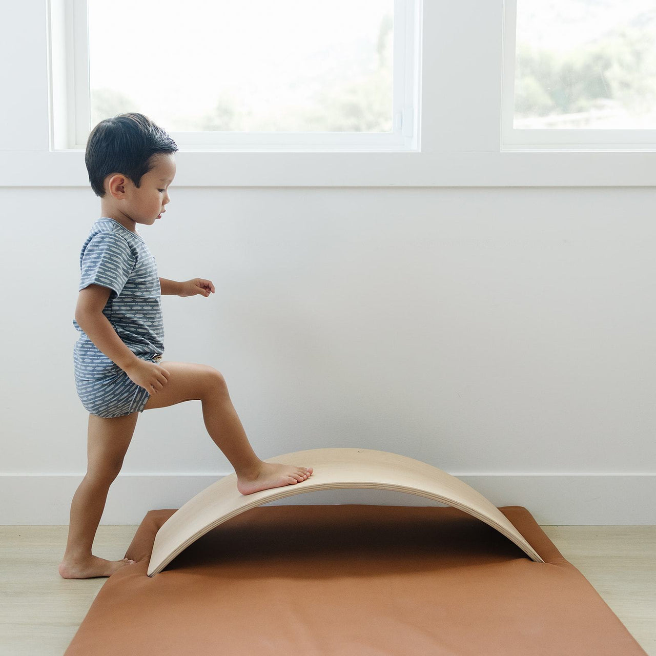 blue horizon short set