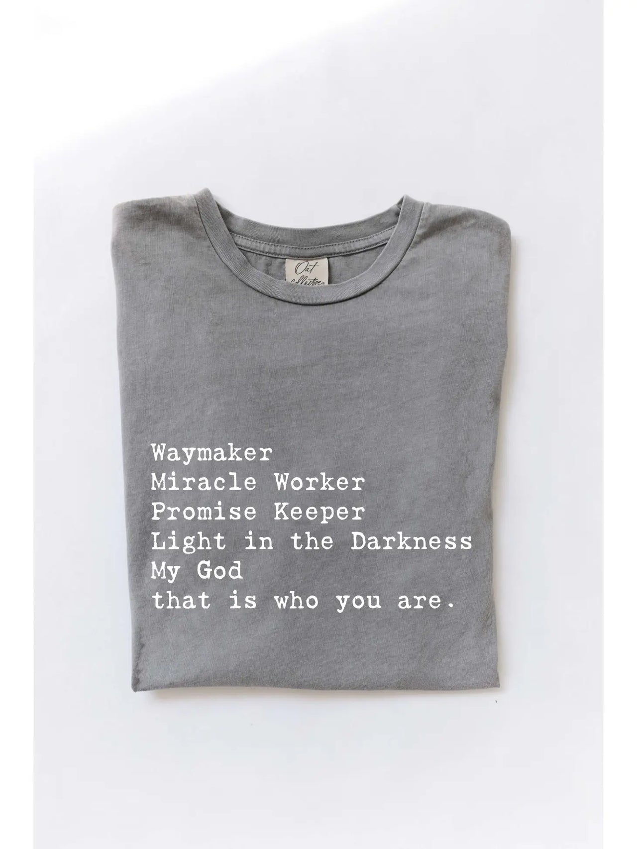 way maker mineral washed tee