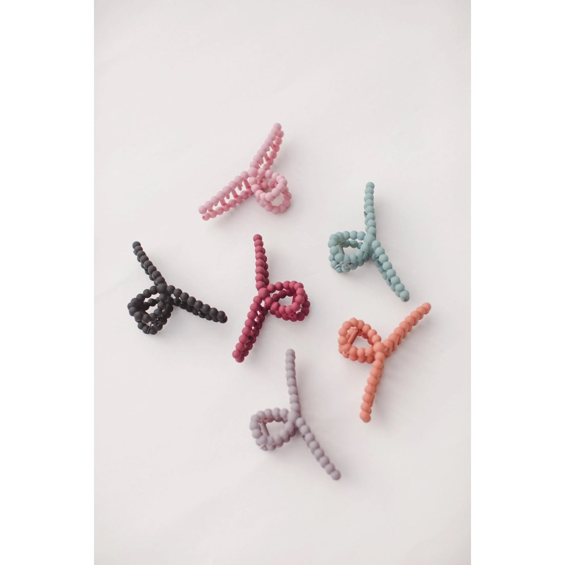 beaded hair clip