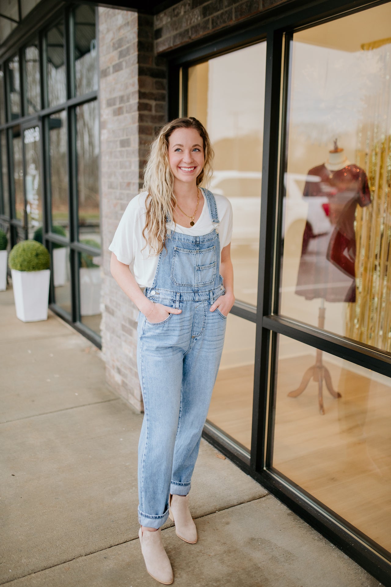 denim overalls