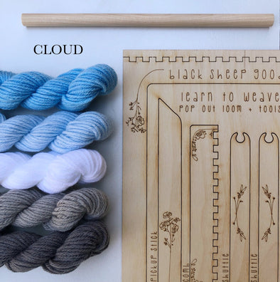 tapestry weaving kit cloud