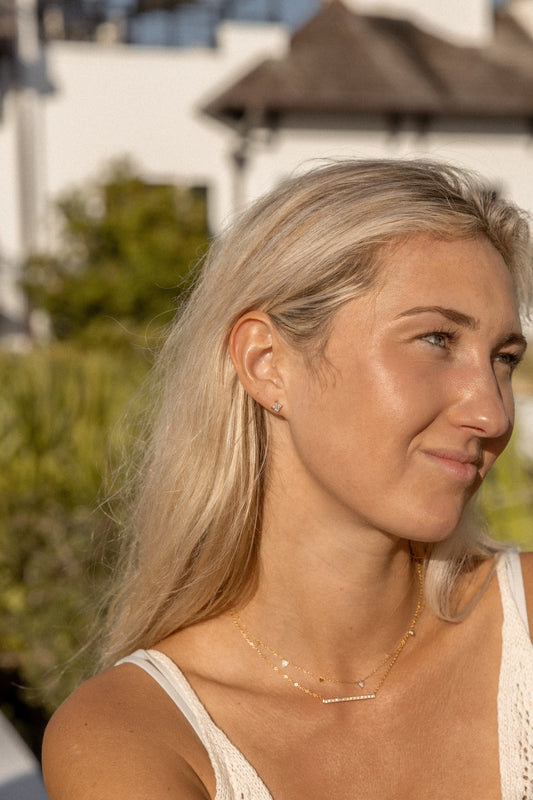 hbic studs silver alco