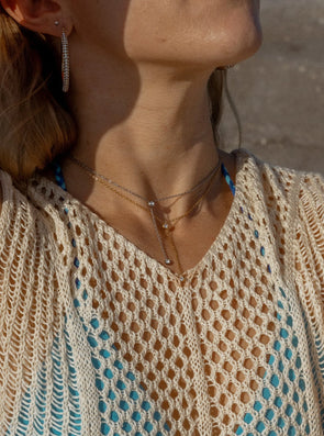 elixir y necklace silver necklace