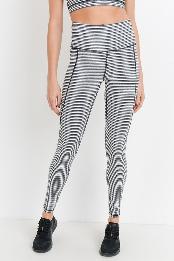 stripe leggings