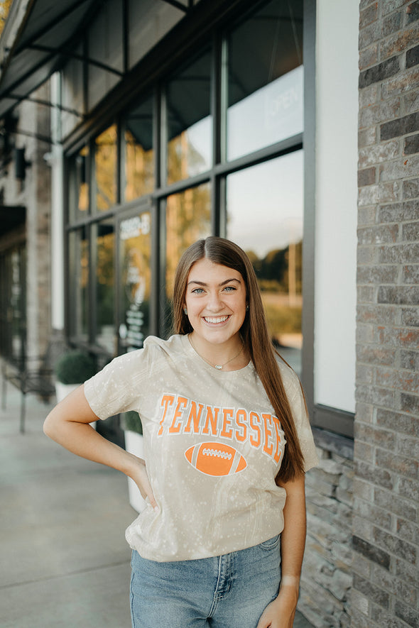 tennessee football bleached tee