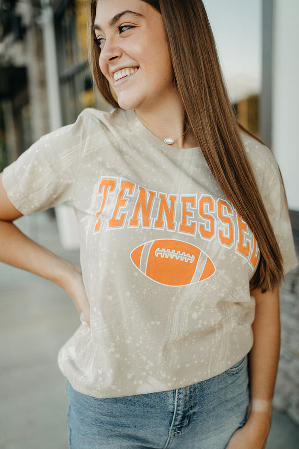 tennessee football bleached tee