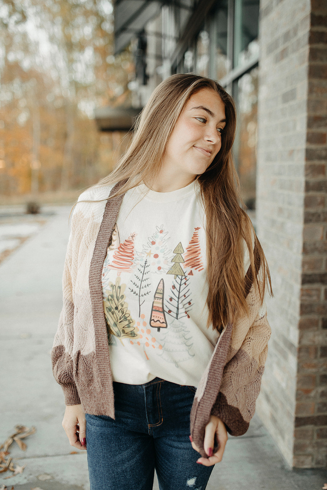 boho tree farm tee
