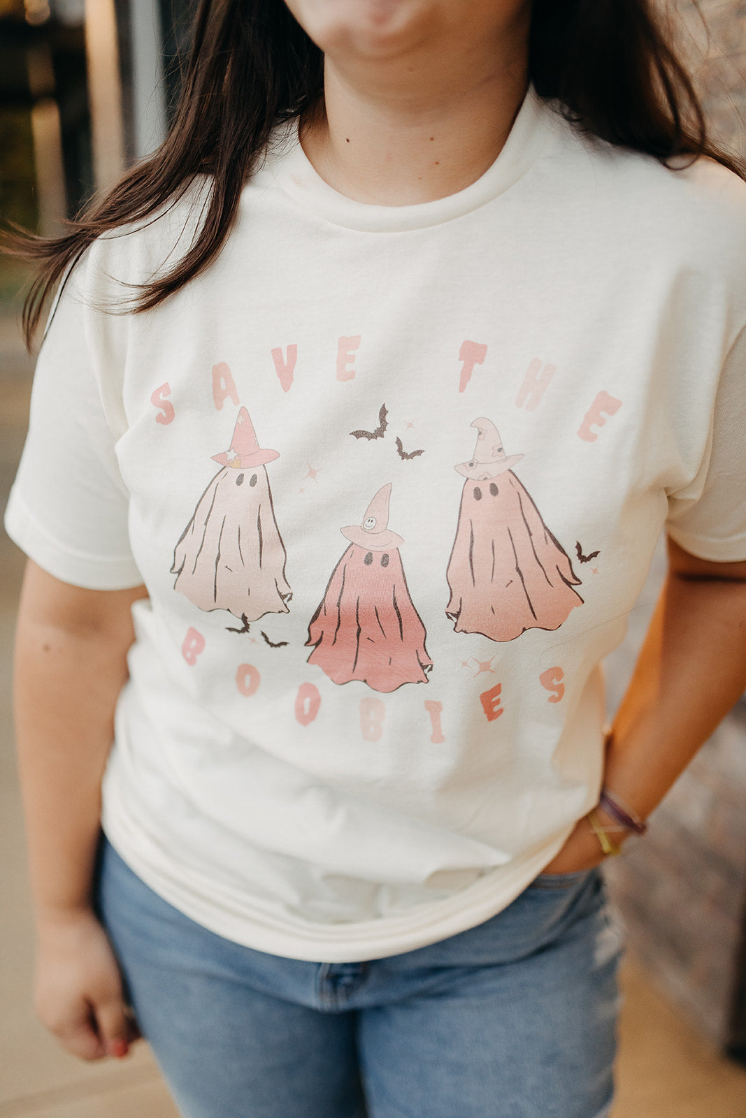 save the boobies tee