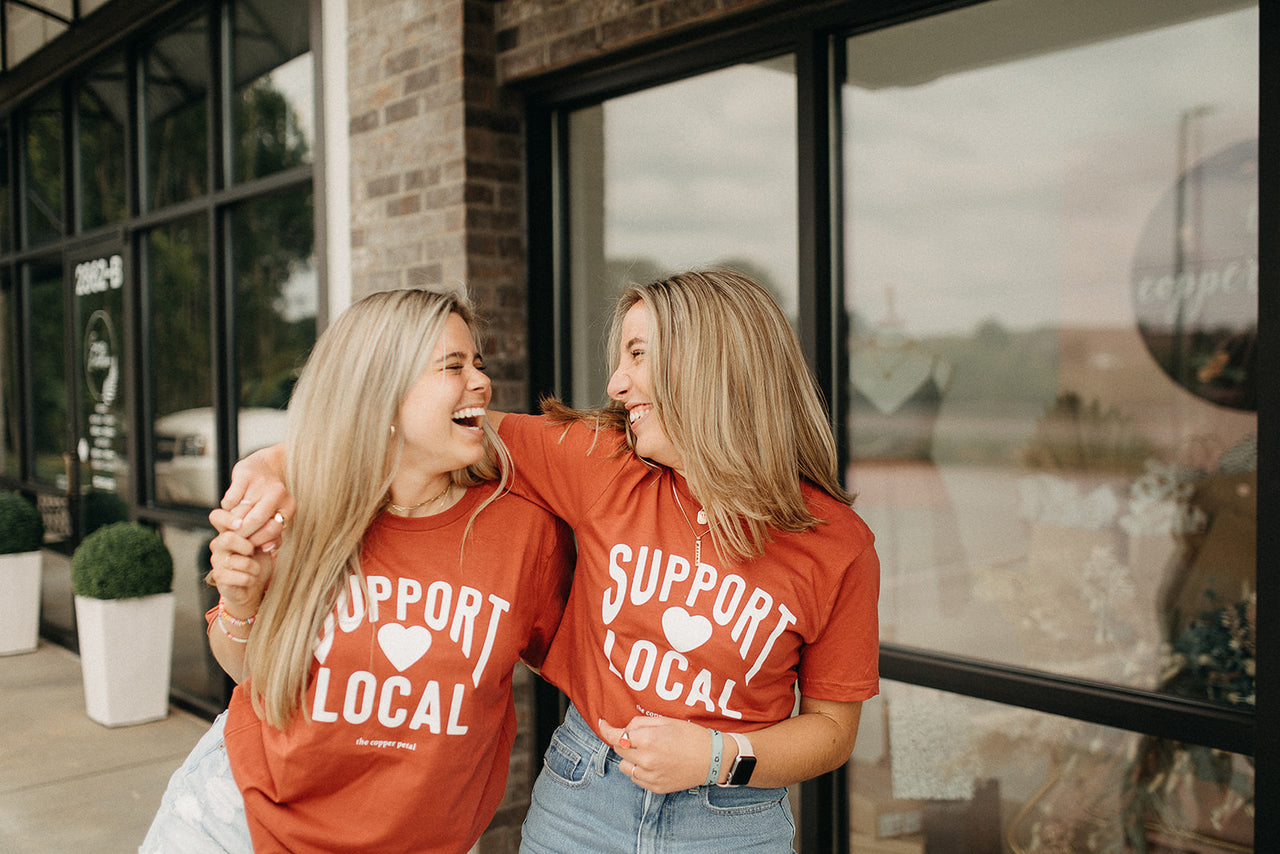 support local logo tee CP