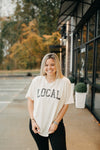 local oversized tee