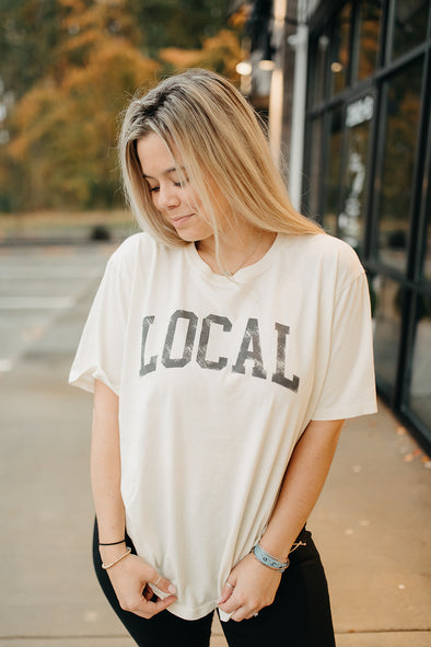 local oversized tee