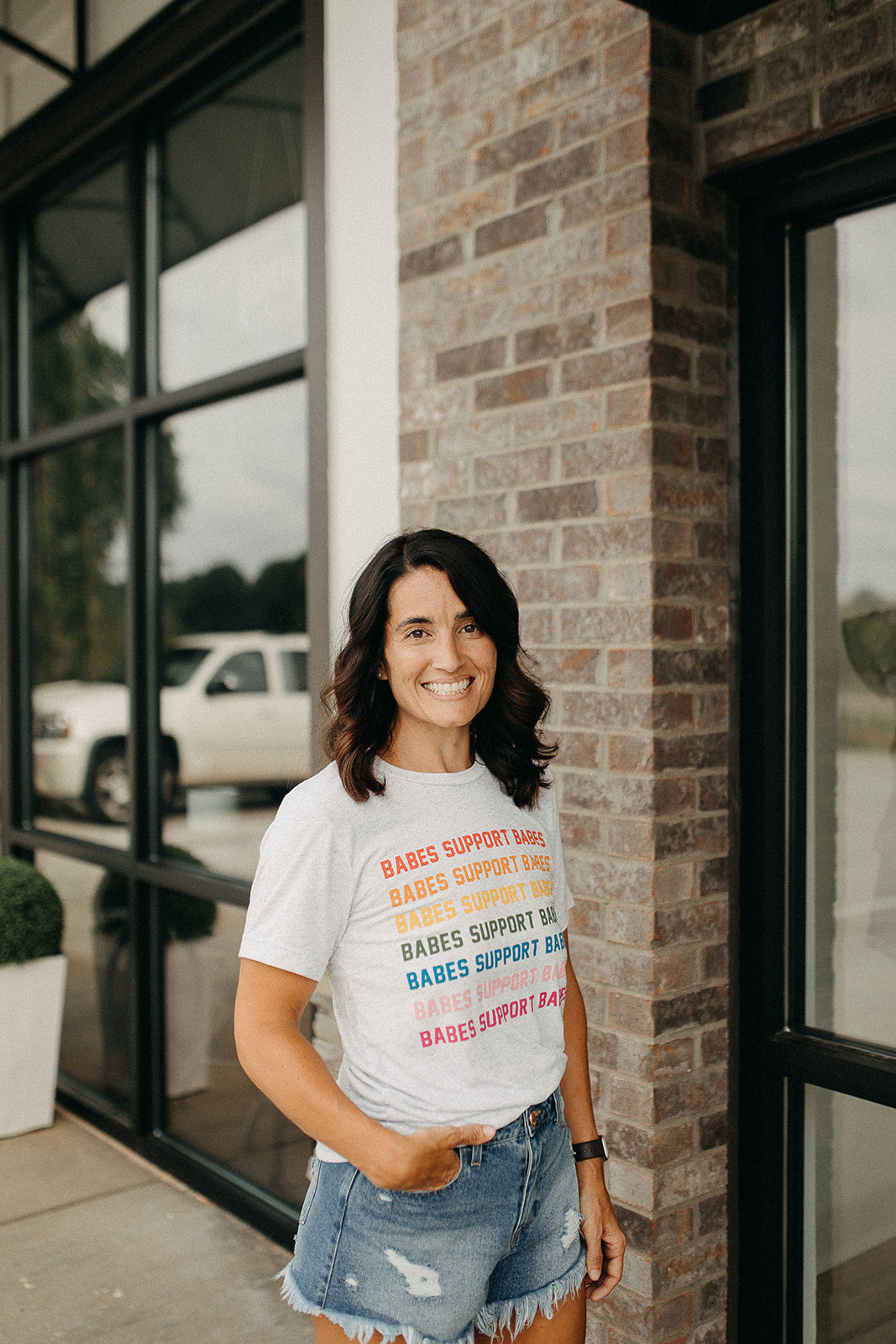 babes support babes multicolor