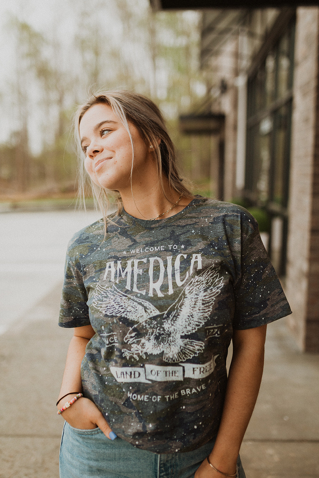 Welcome to America tee