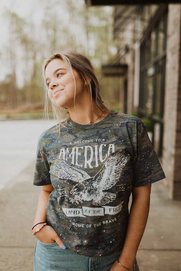 Welcome to America tee