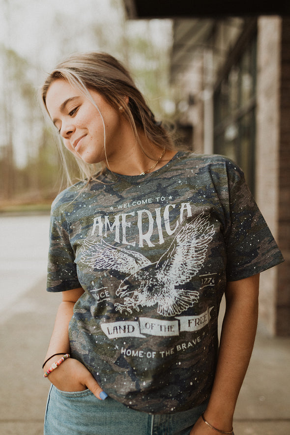 Welcome to America tee