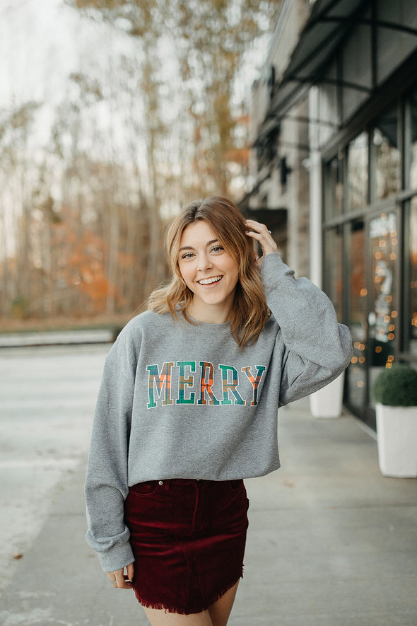 merry sweatshirt