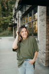 easy tee olive
