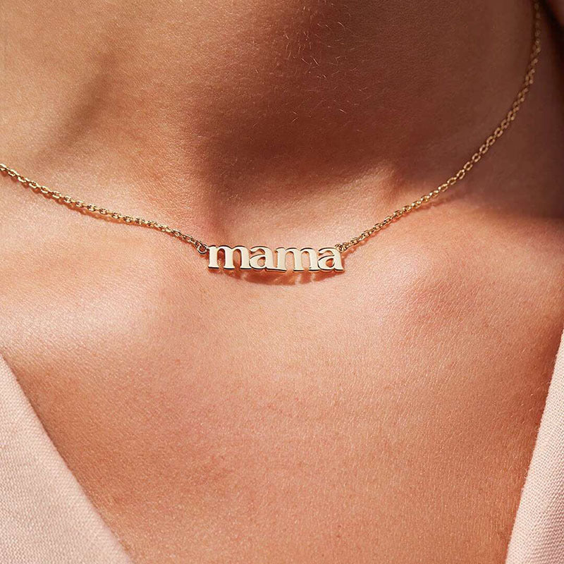 mama necklace gold alco