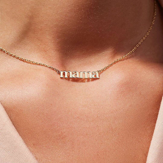 mama necklace gold alco