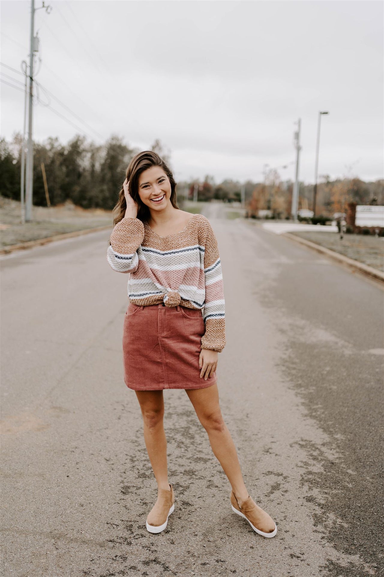 charlie sweater mauve