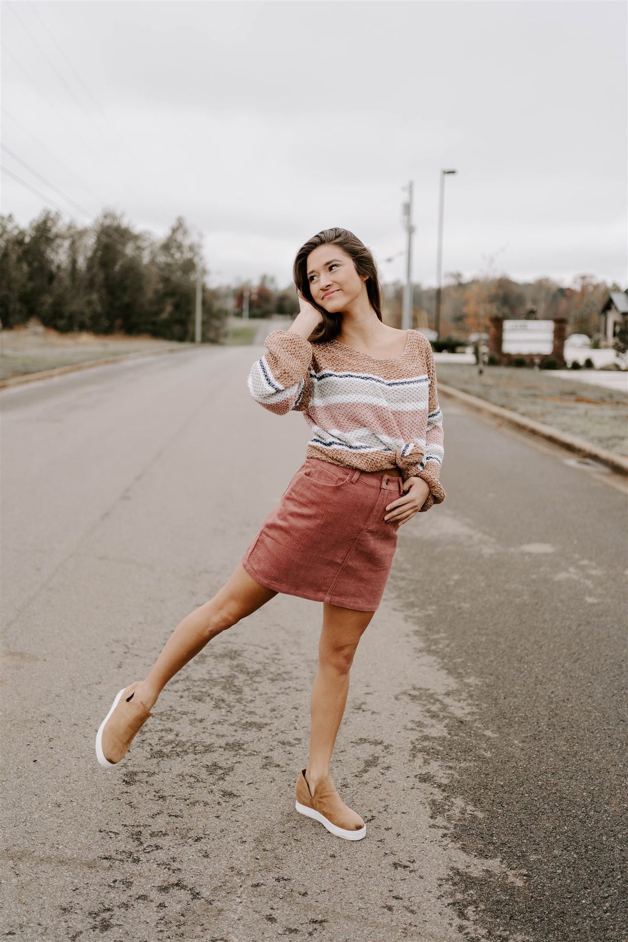 charlie sweater mauve