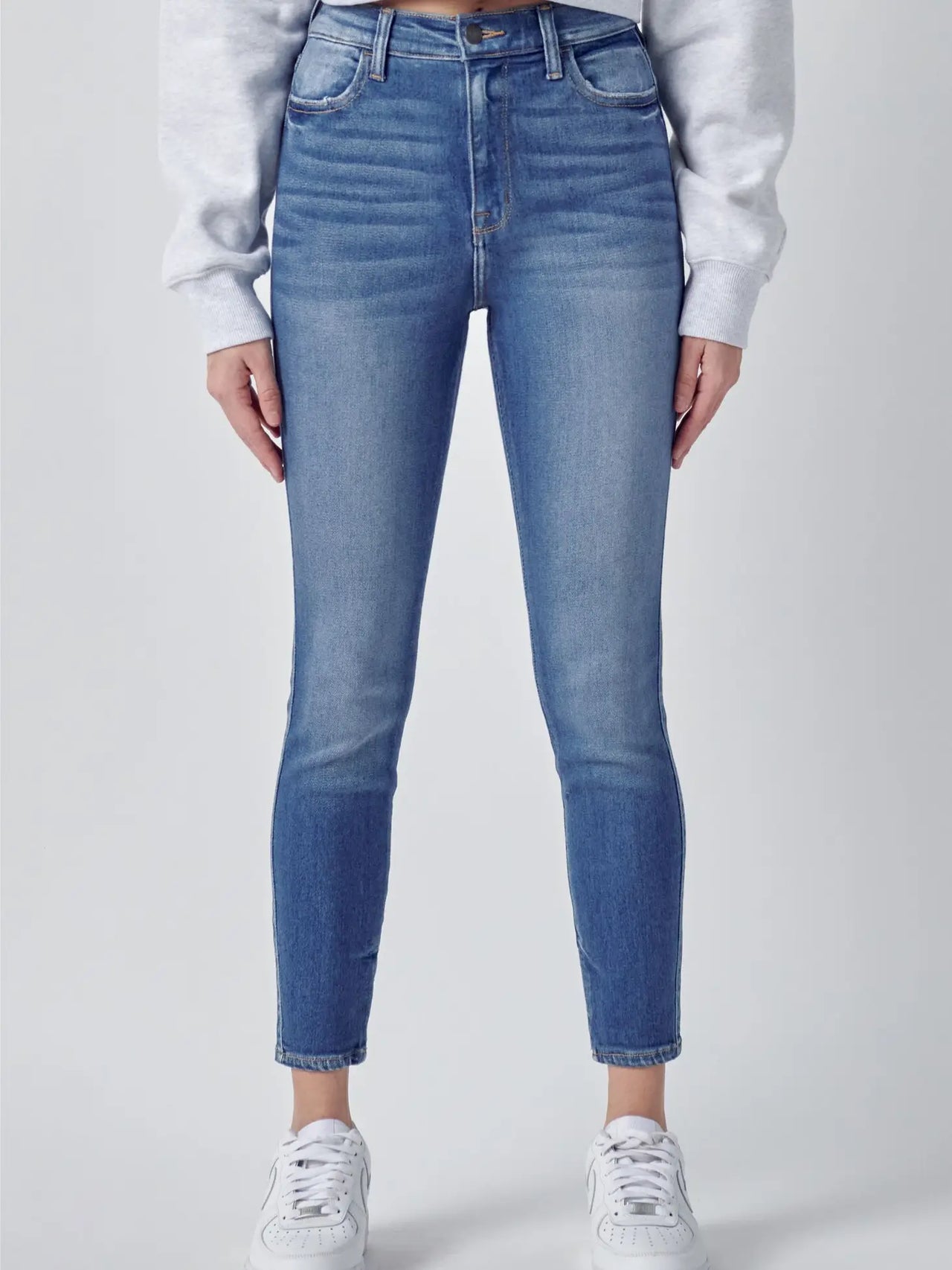 high rise crop skinny