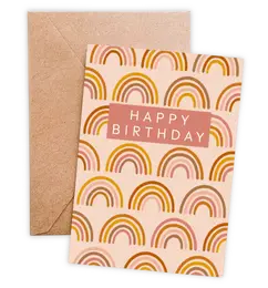 Rainbow Happy Birthday Greeting Card Elyse Breanne Design