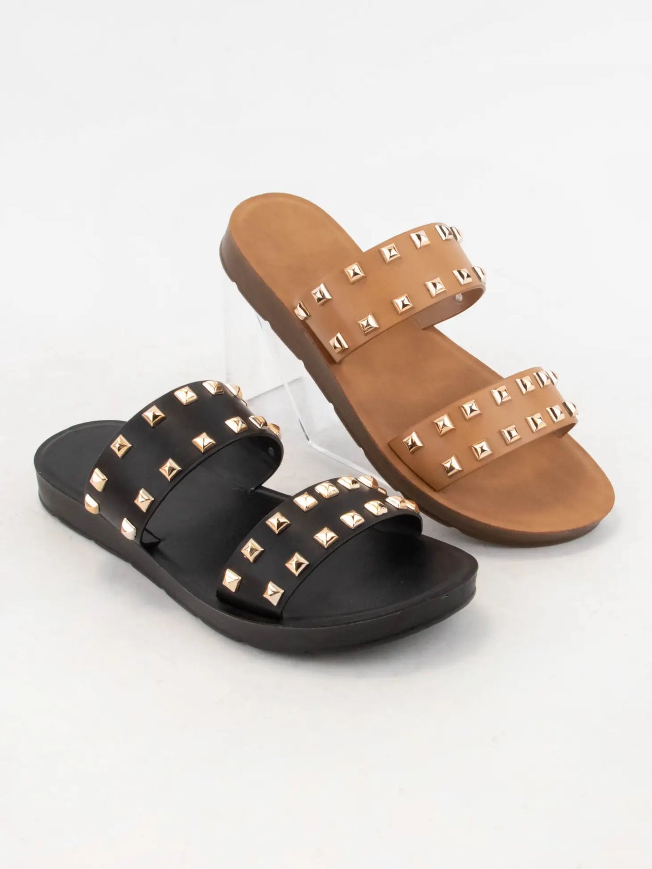 Polabur Rockstud Sandal Black