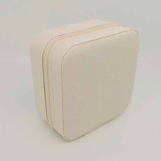 Leather Portable Travel Jewelry Box