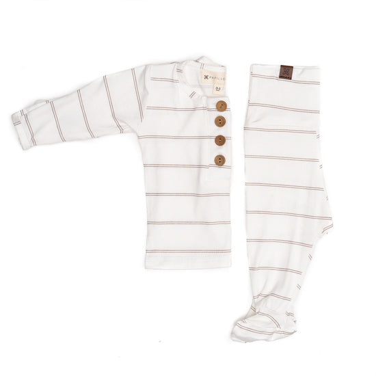 beckham knit top & bottom fawn