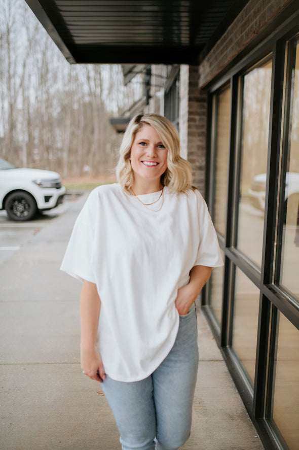 easy tee off white