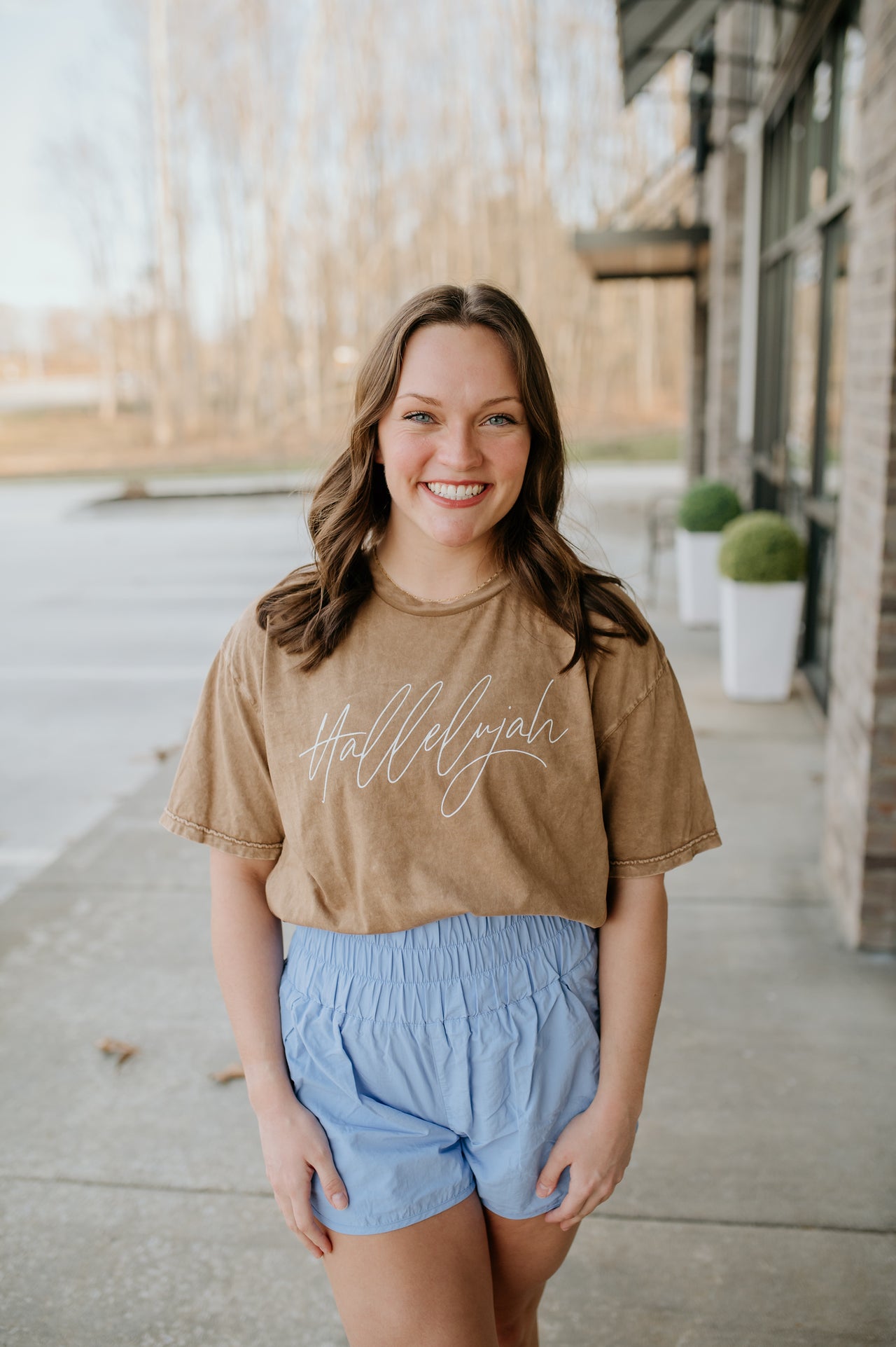 hallelujah mineral washed tee