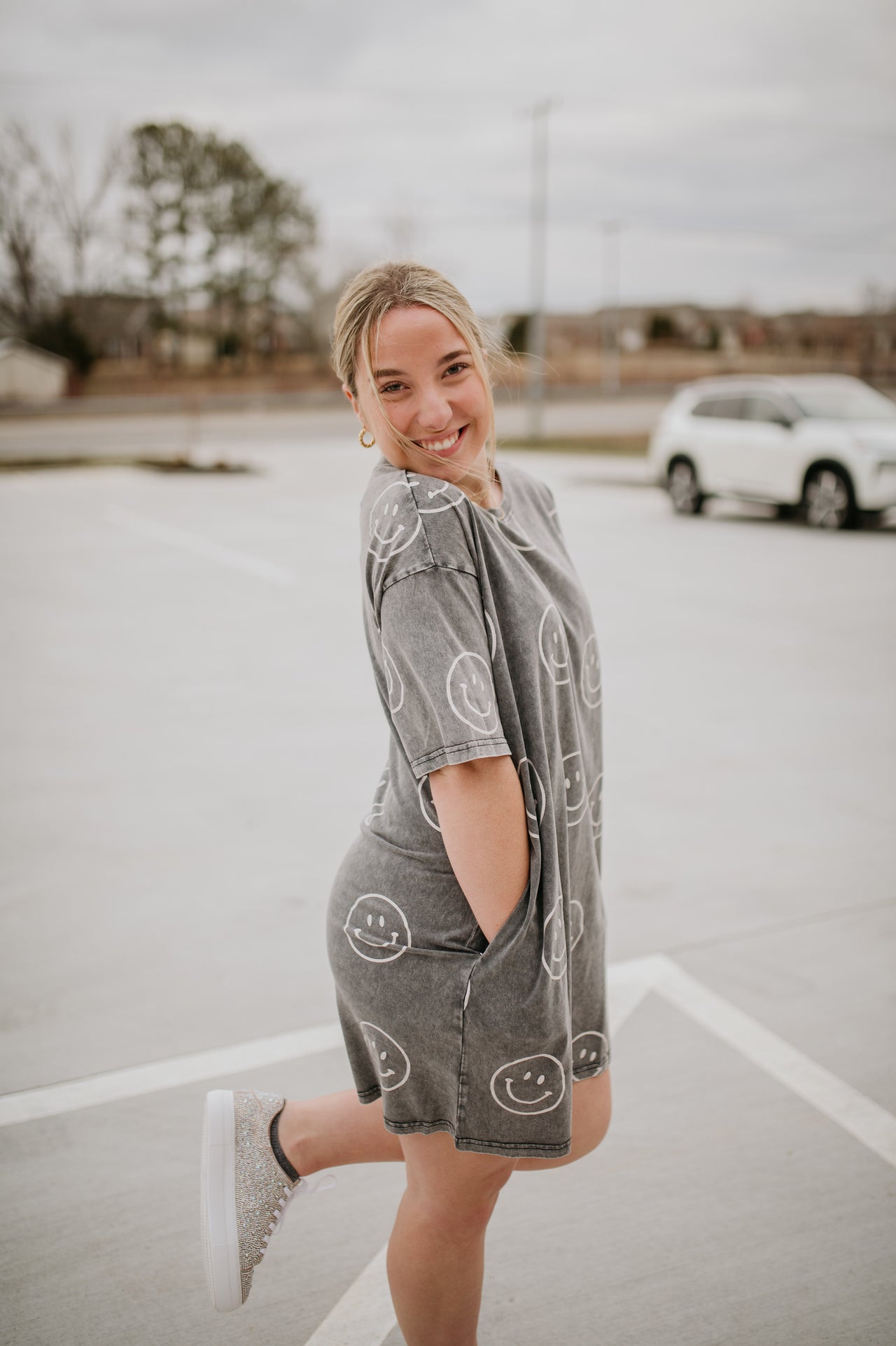 smiley dress