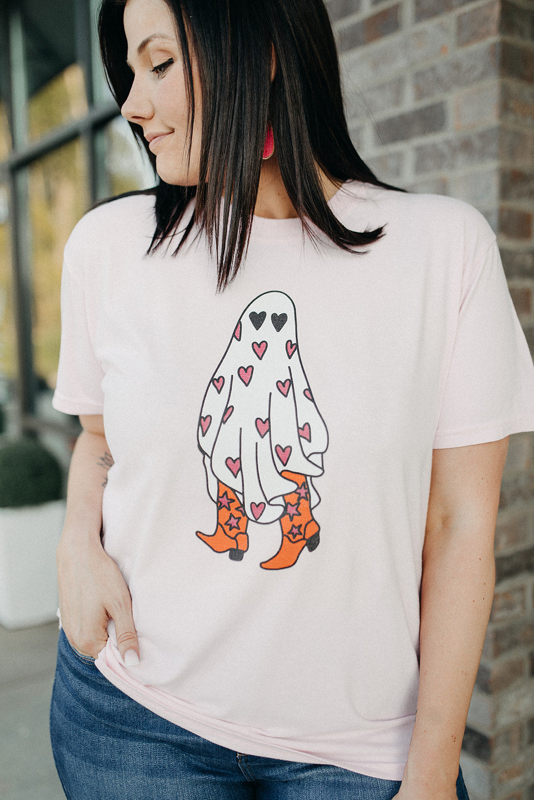 ghost boot tee