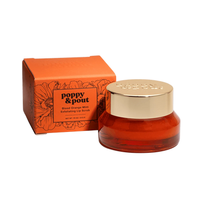 Blood Orange Mint Lip Scrub Poppy & Pout