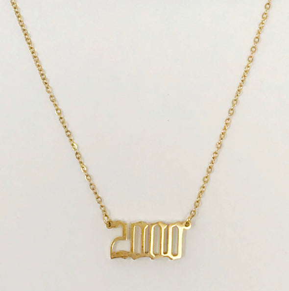 Year necklace