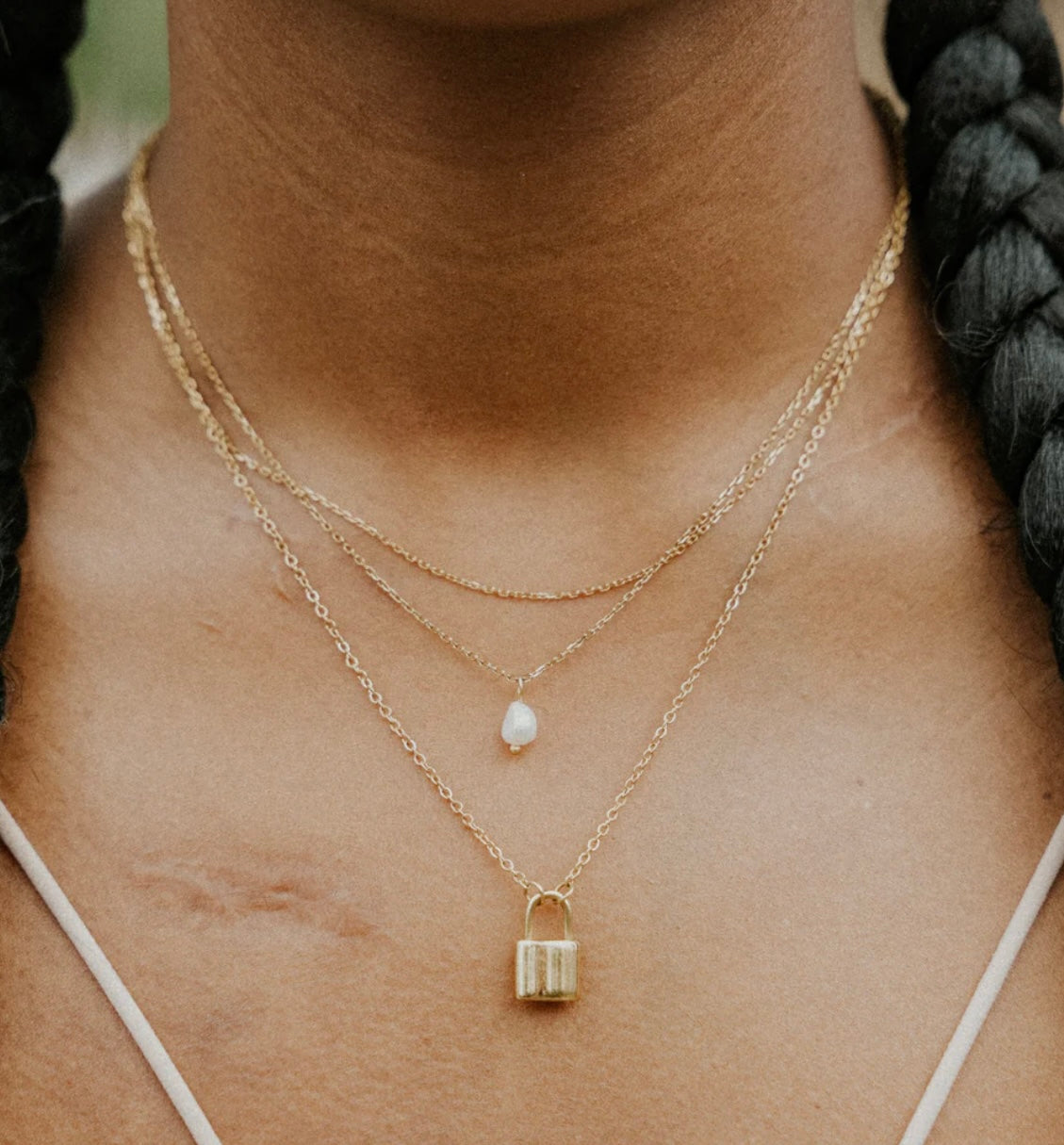 Alco Disco Fever Necklace Gold