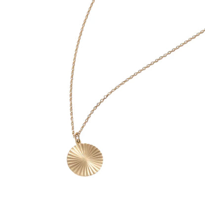 chasing sunset necklace gold & silver