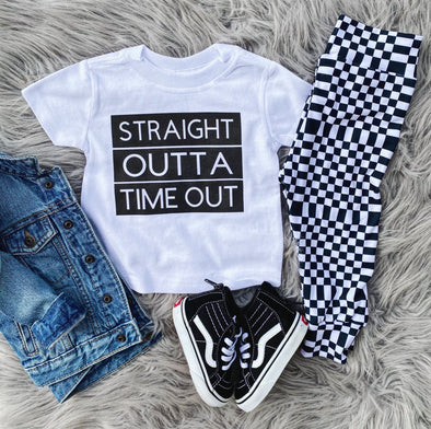 straight outta time out tee