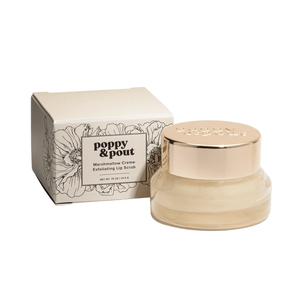 Marshmallow Creme Lip Scrub Poppy & Pout