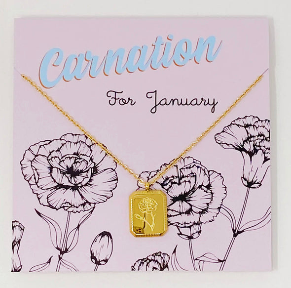 Blooming Birth Month Necklace