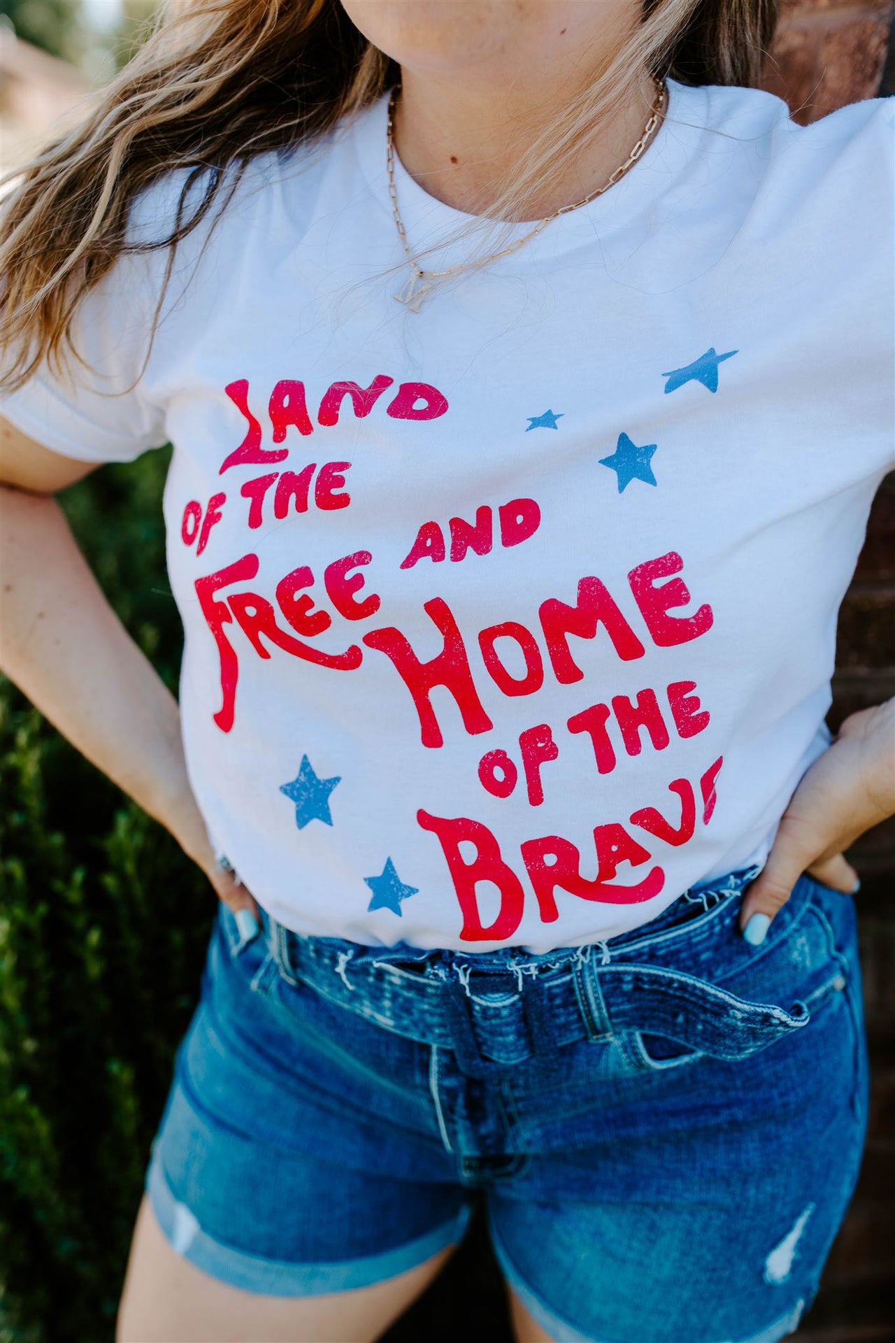 land of the free tee