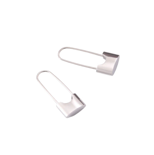 motivated earrings silver