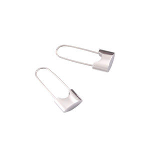 motivated earrings silver