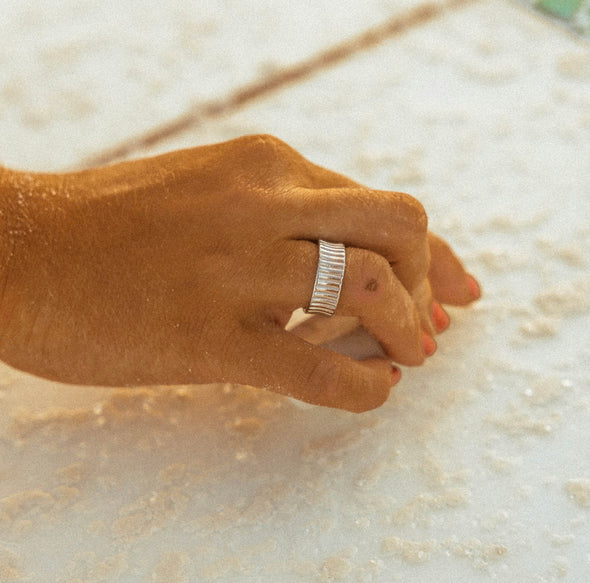 roman ring silver