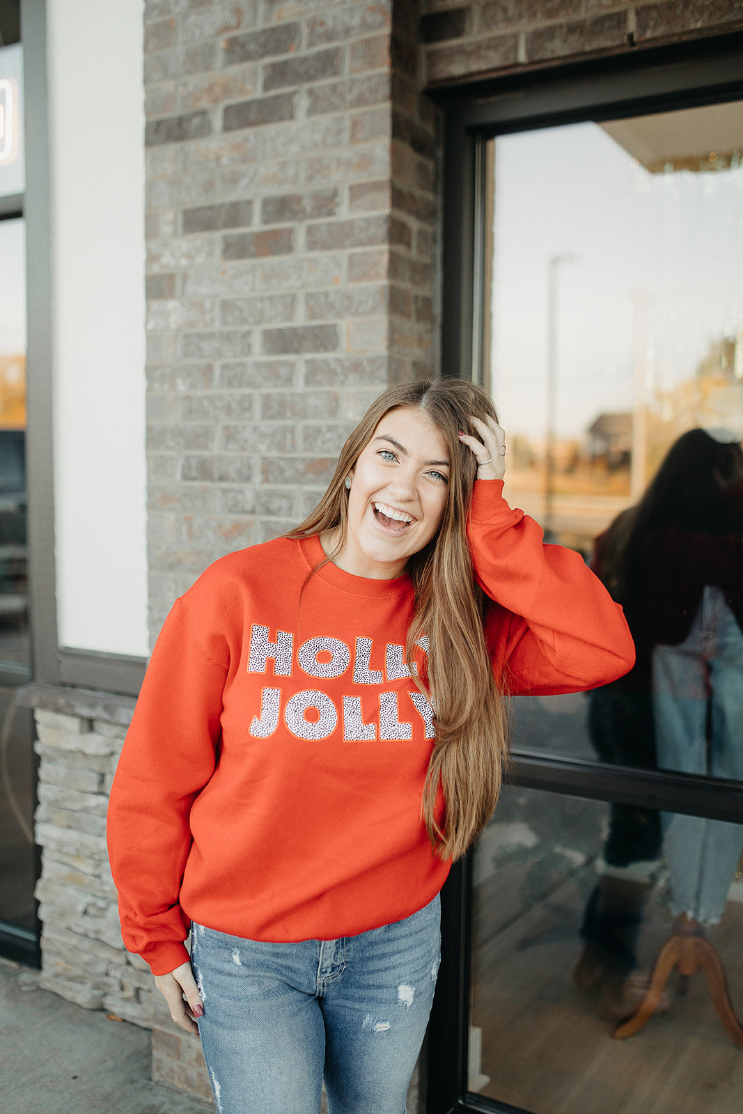 holly jolly sweatshirt