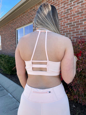 pastel sports bra
