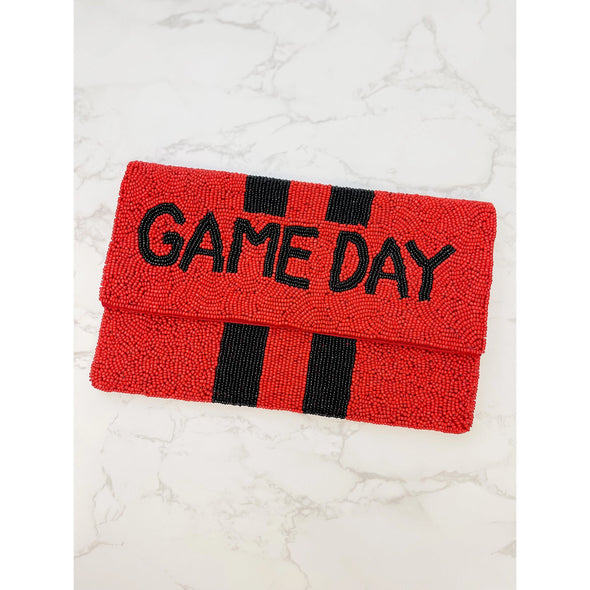 Game Day Beaded Clutch & Convertible Crossbody