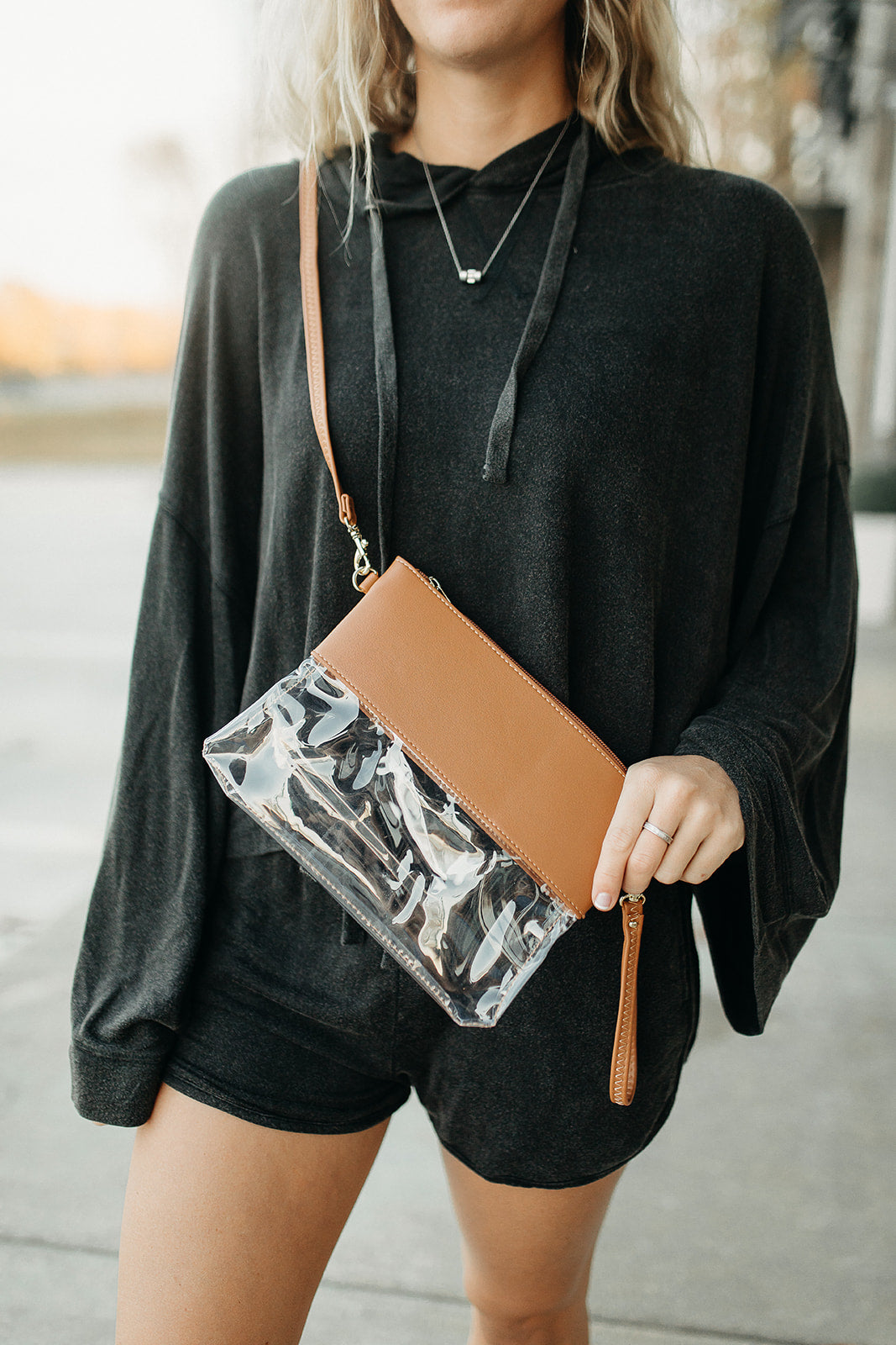 neutral clear bags